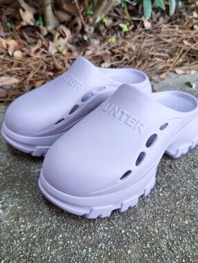 💎NWOB Hunter "Bryce" Light Purple Slip-On Platform Clog/Mule